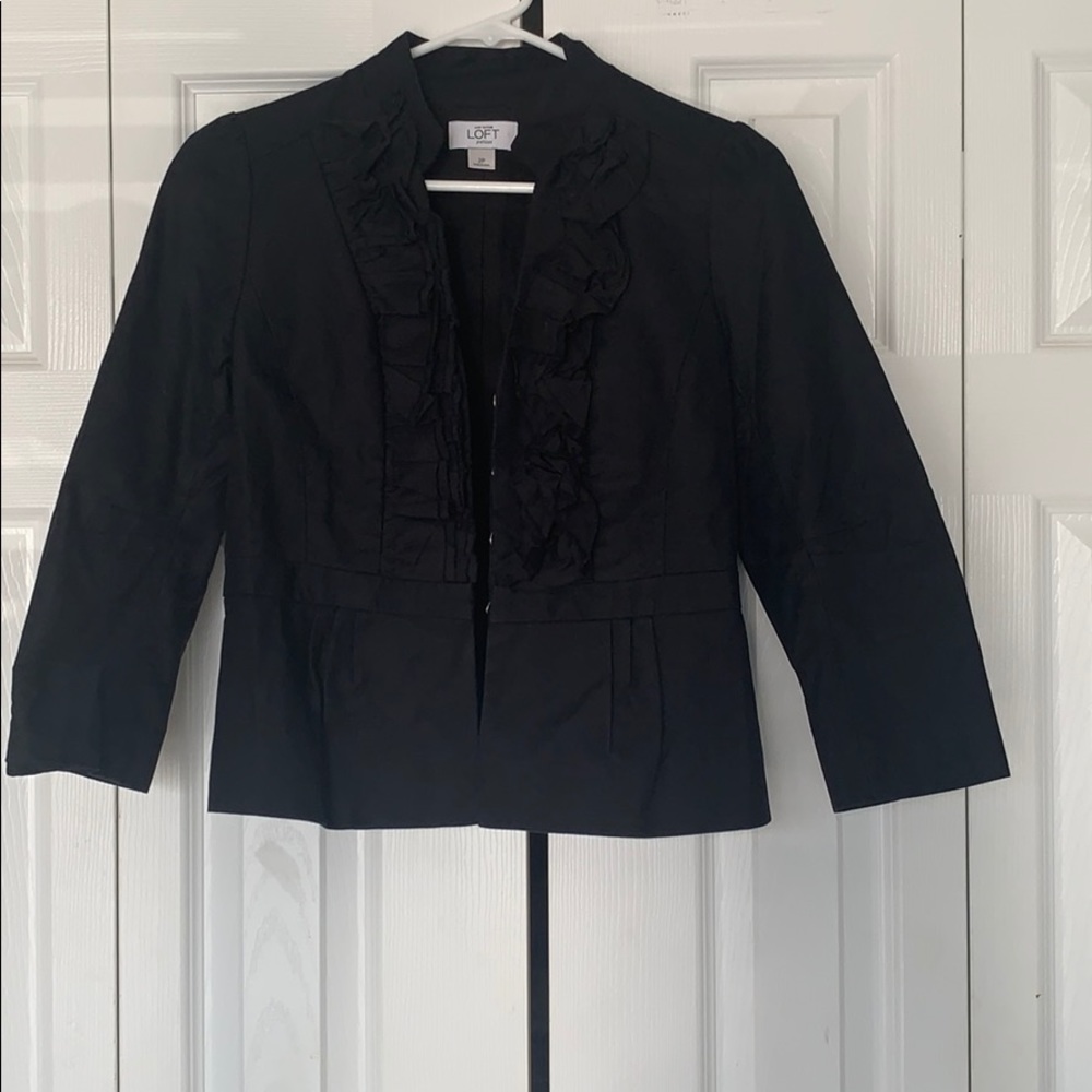✔️ Womens Ann Taylor Loft Black Blazer ✔️